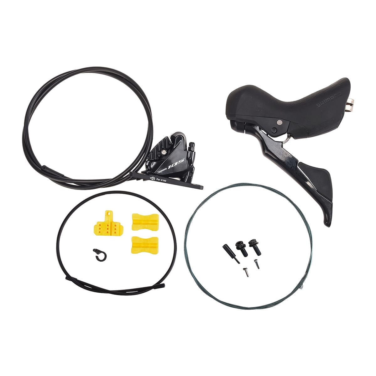 Ζεύγος μοχλών και δαγκάνες SHIMANO 105 R7020 2x11 Flat Mount Discless