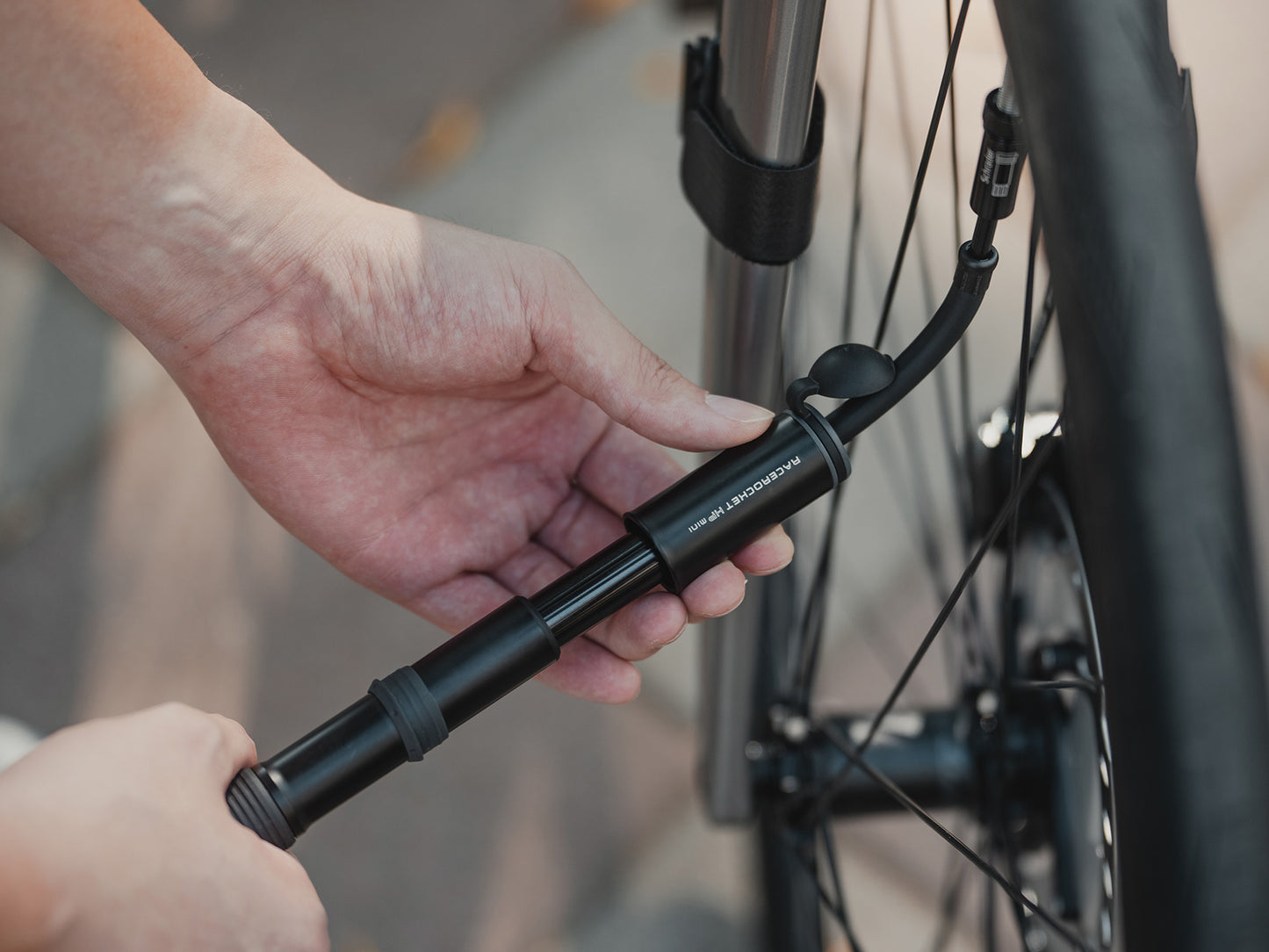 Αντλία χειρός TOPEAK RACEROCKET HP Mini Gold HP