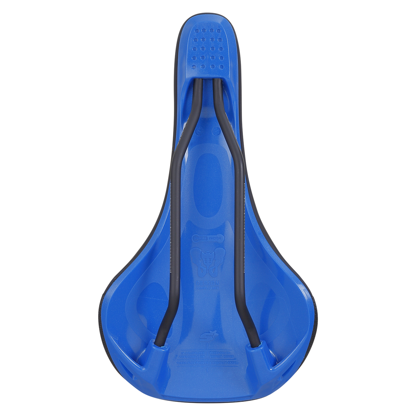 SPANK OOZY 280 144mm Σέλα CrMo Rails Μπλε