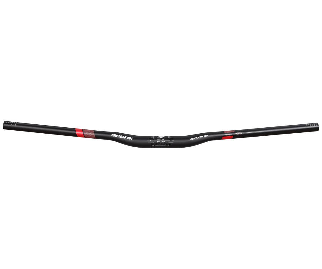 SPANK SPIKE 800 VIBROCORE Rise 15mm 31.8/800mm Μαύρο / Κόκκινο τιμόνι