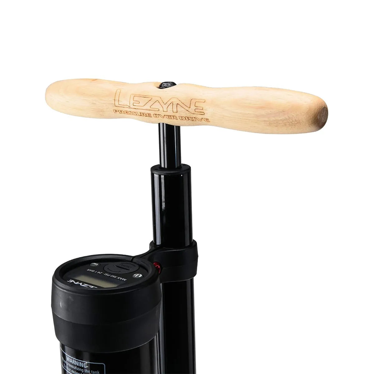 LEZYNE DIGITAL PRESSURE OVER DRIVE Foot Pump Black
