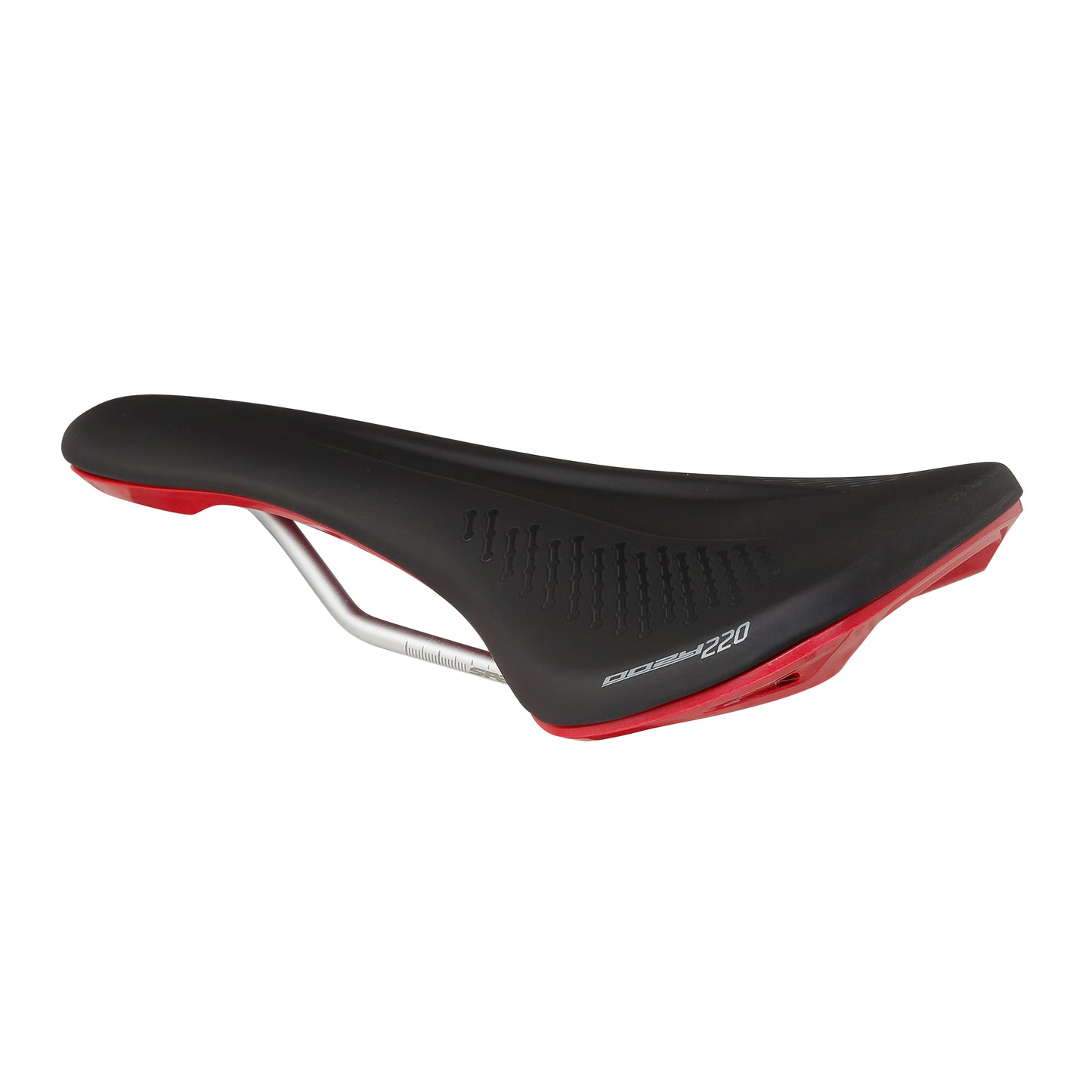SPANK OOZY 220 144mm Σέλα CrN / Ti Rails Κόκκινο