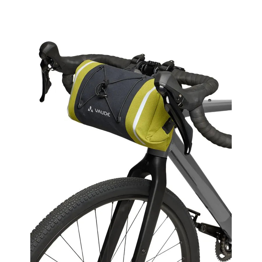 VAUDE TRAILFRONT COMPACT 5 L τσάντα τιμονιού Μαύρο/πράσινο