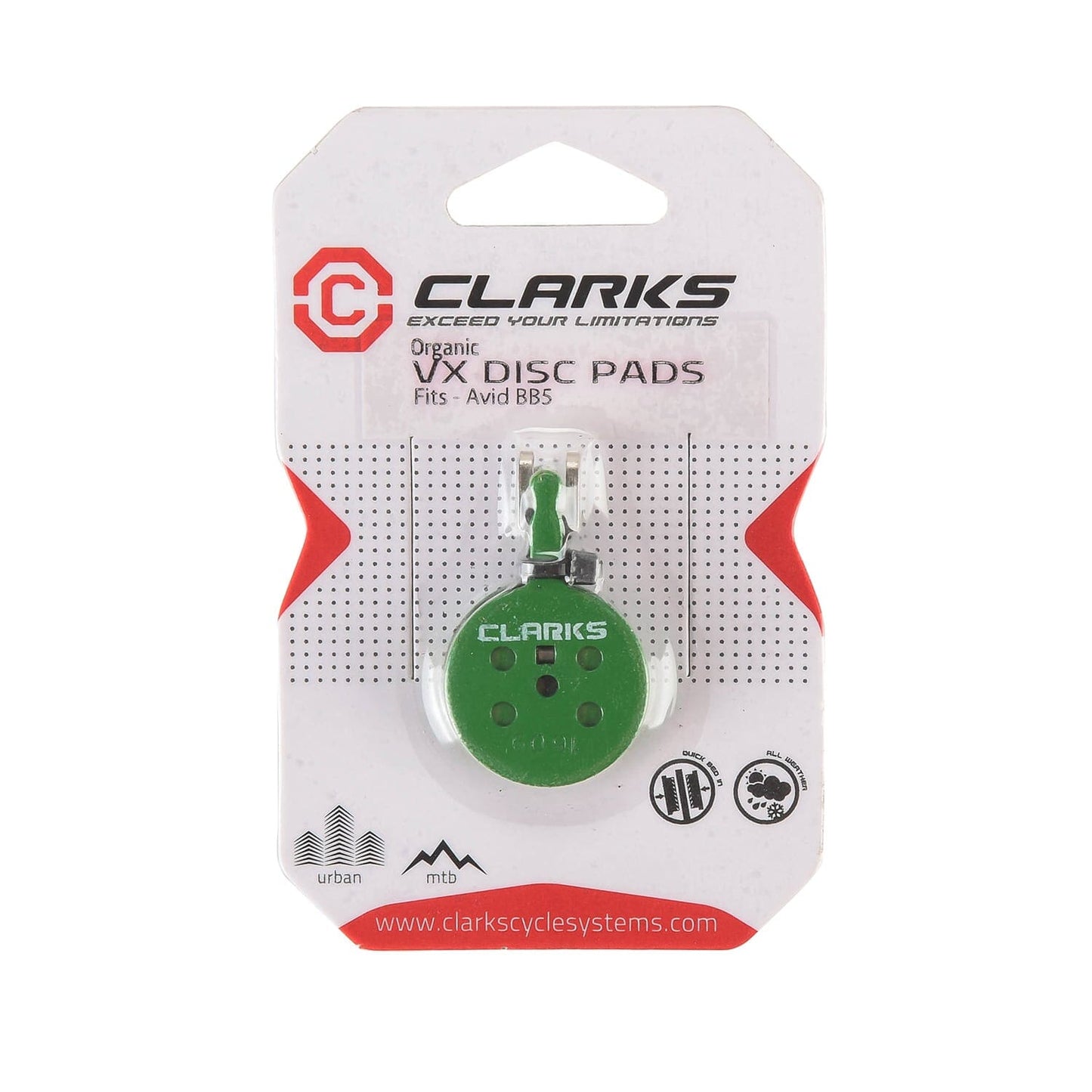 Plaquettes Organiques CLARKS Avid BB5 / Clarks CMD-17