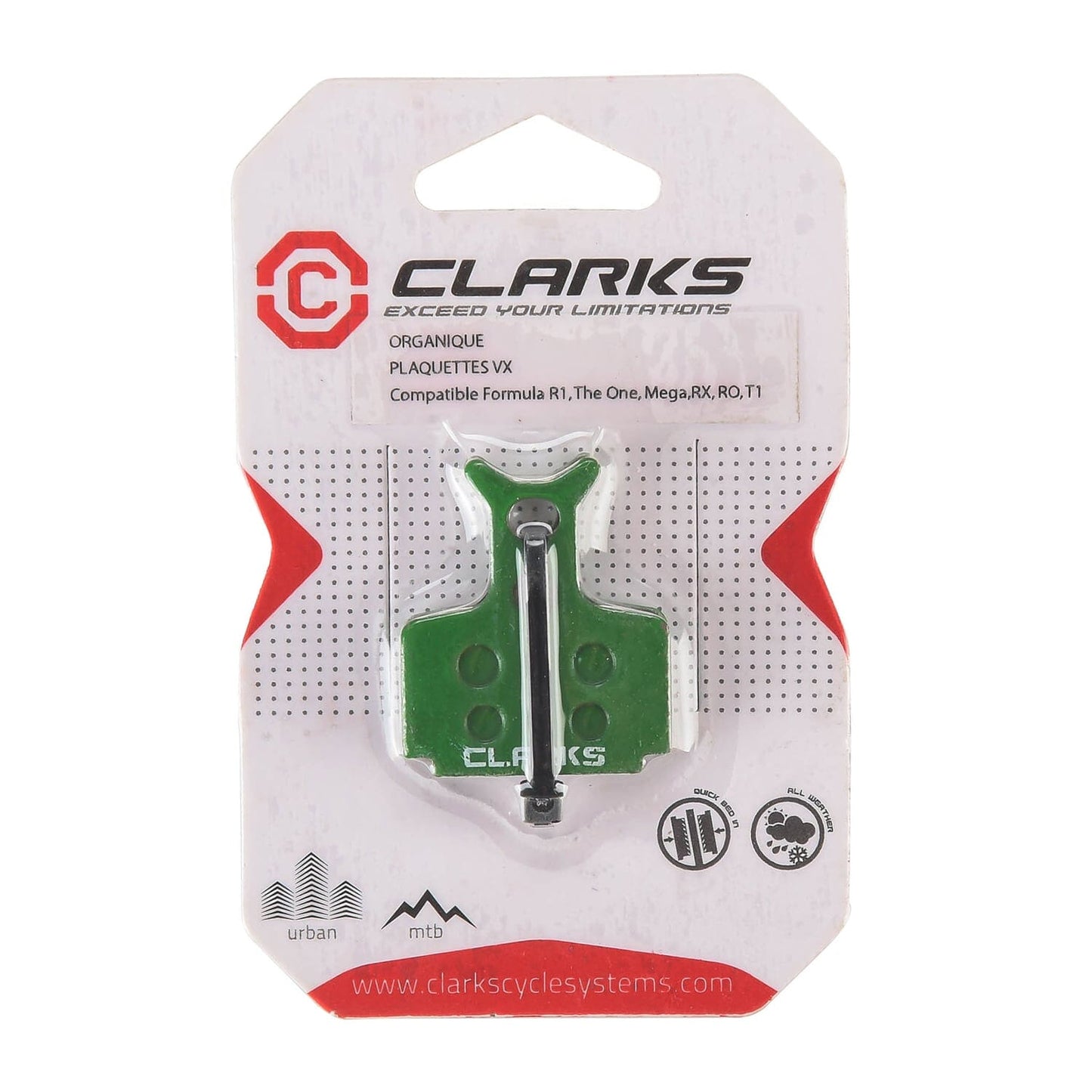 Plaquettes Organiques CLARKS Formula Cura / Mega / The One / R0 / R1 / RX / RR1 / T1 / C1