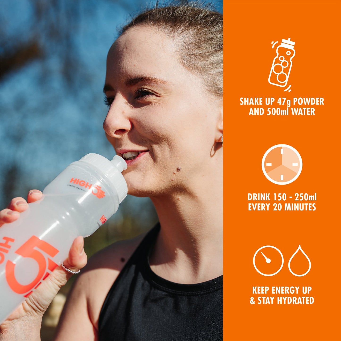 High5 ENERGY DRINK (2.2kg) Πορτοκαλί