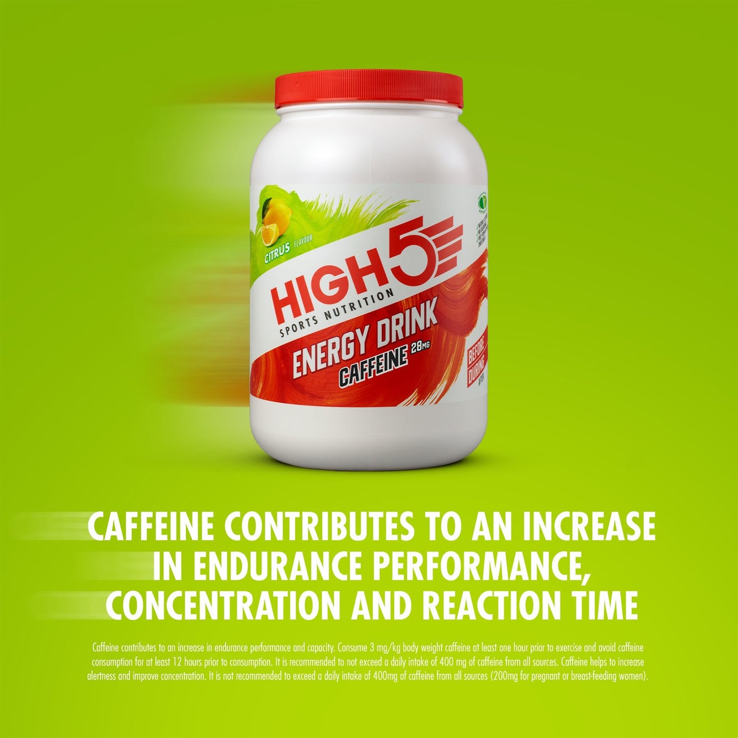 Energy Drink HIGH5 ENERGY DRINK CAFFEINE (2.2kg) Lemon