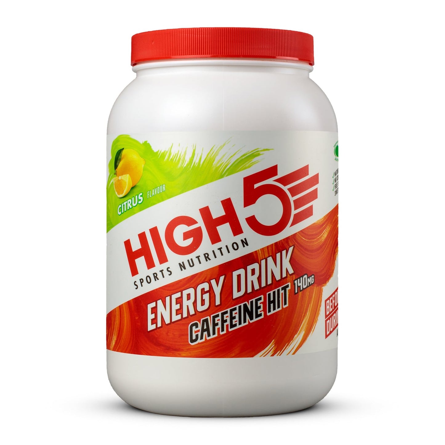 Ενεργειακό ποτό HIGH5 ENERGY DRINK CAFFEINE HIT (1.4kg) Λεμόνι