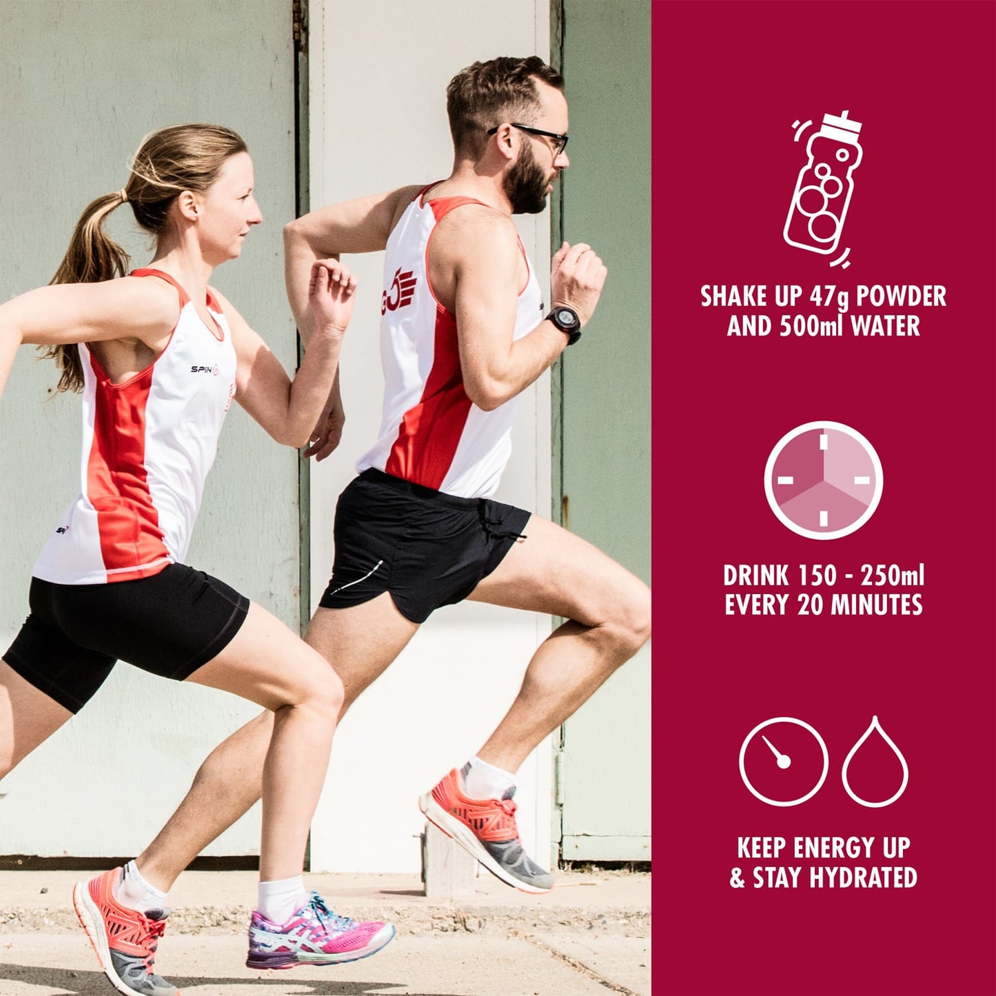 Ενεργειακό ποτό HIGH5 ENERGY DRINK PROTEIN (1.6kg) Κόκκινα φρούτα