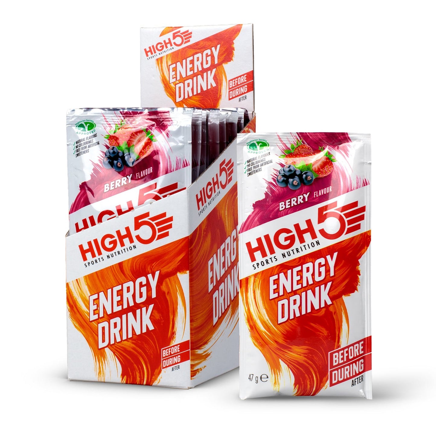 Ενεργειακό ποτό HIGH5 ENERGY DRINK (47g) Κόκκινα φρούτα