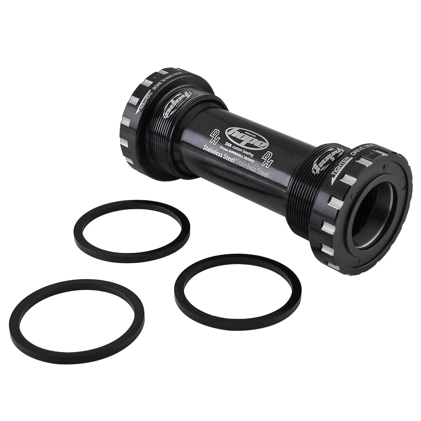 HOPE 83 mm crankset 24 mm axle #BBSSDHN Black