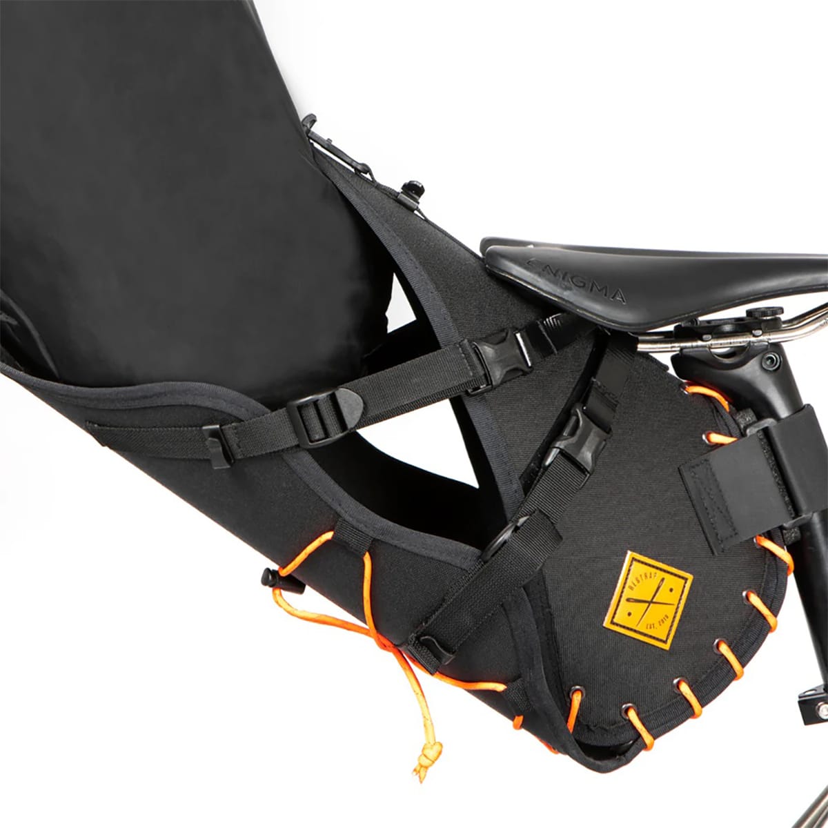 Bag for Saddle RESTRAP SADDLE BAG 18 L Orange + DRY BAG Black