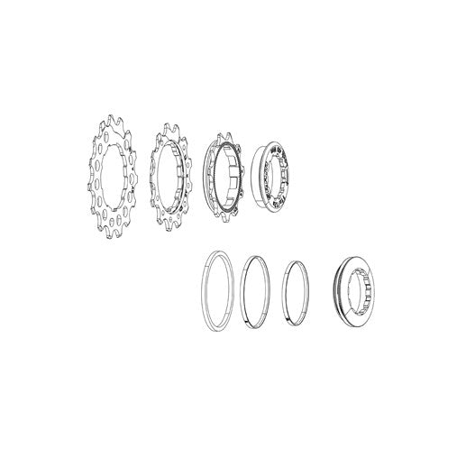 SRAM Eagle PG-1210/1230 Σετ ανταλλακτικών αλυσσοτροχών #11.2418.008.000