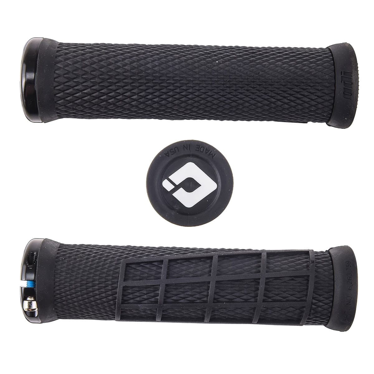 ODI ELITE FLOW Lock-On 130 mm Μαύρες λαβές