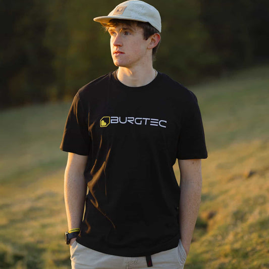 T-Shirt με λογότυπο BURGTEC Μαύρο