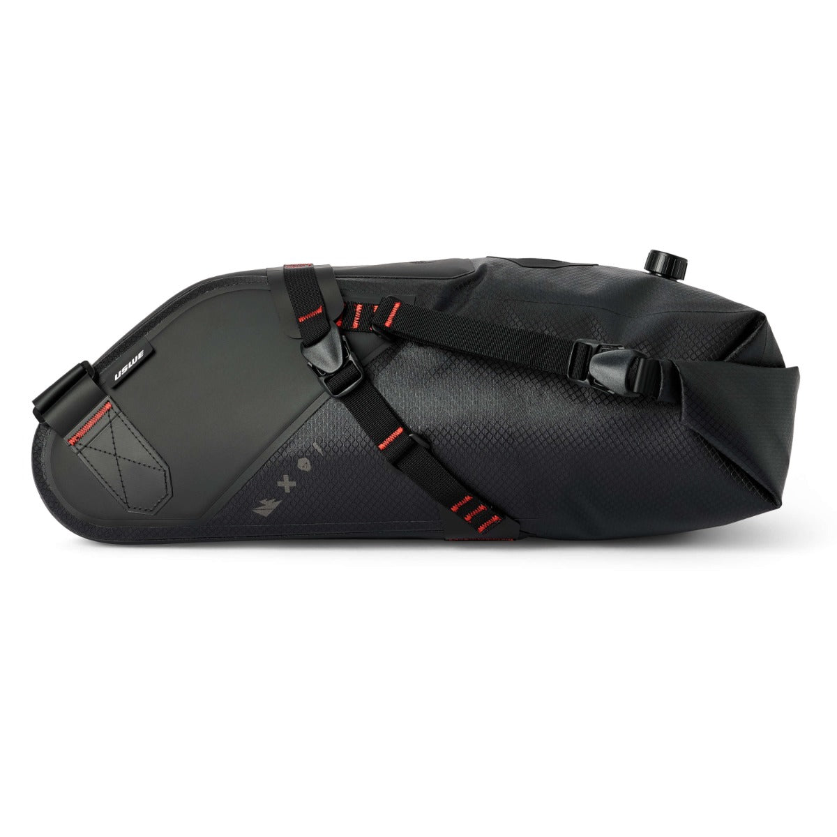 USWE ROLLTOP SADDLE BAG 9 L Black