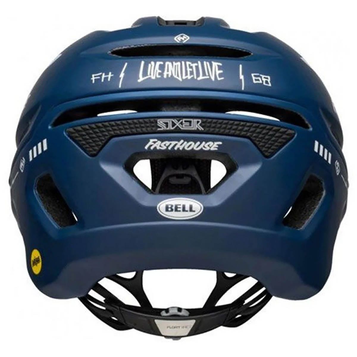 BELL SIXER MIPS FAST HOUSE MTB κράνος μπλε/λευκό