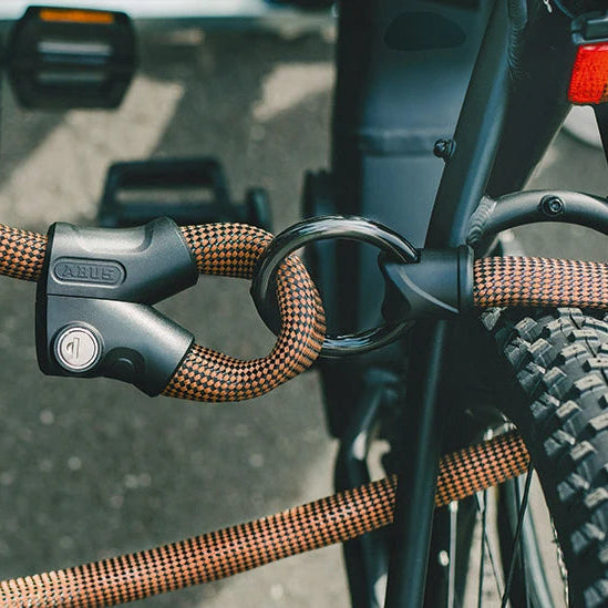ABUS INFINITY LOOP 1806 Μαύρη κλειδαριά αλυσίδας