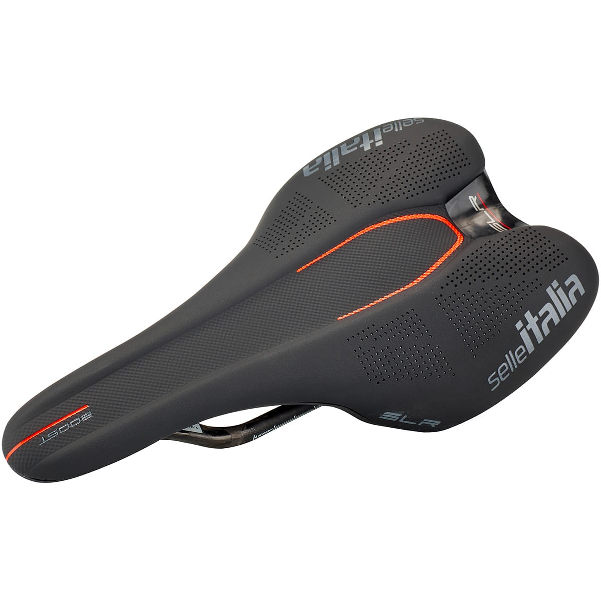 Σέλα SELLE ITALIA SLR BOOST S1 Carbon Rails Μαύρο