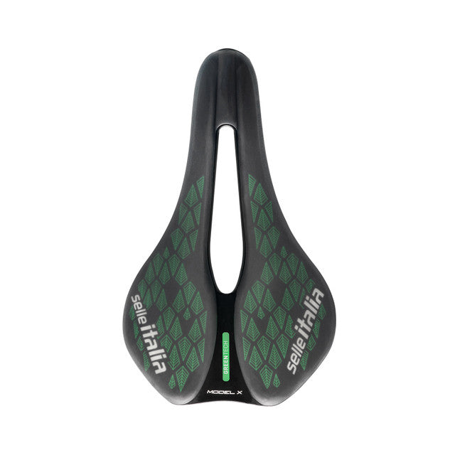 Σέλα SELLE ITALIA MODEL X GREEN SUPERFLOW LEAF L Rails Fec Green/Black