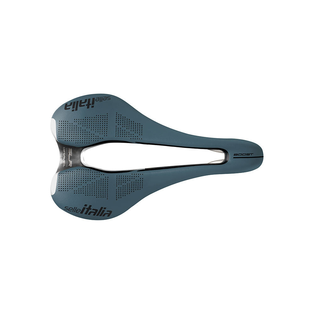 SELLE ITALIA SLR BOOST σέλα GRAVEL SUPERFLOW S Tracks TI316 Μπλε