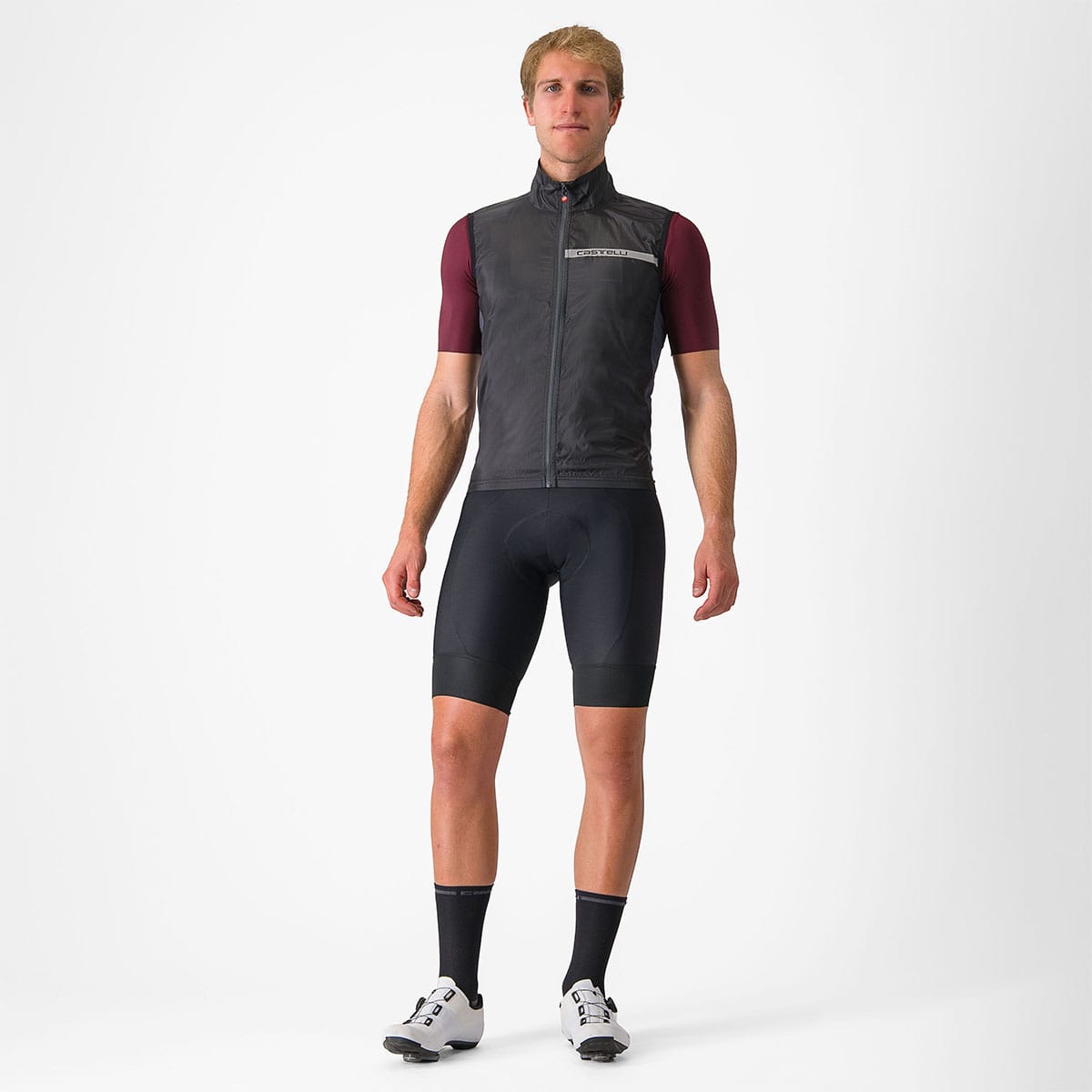 CASTELLI SQUADRA STRETCH Sleeveless Jacket Black/Grey