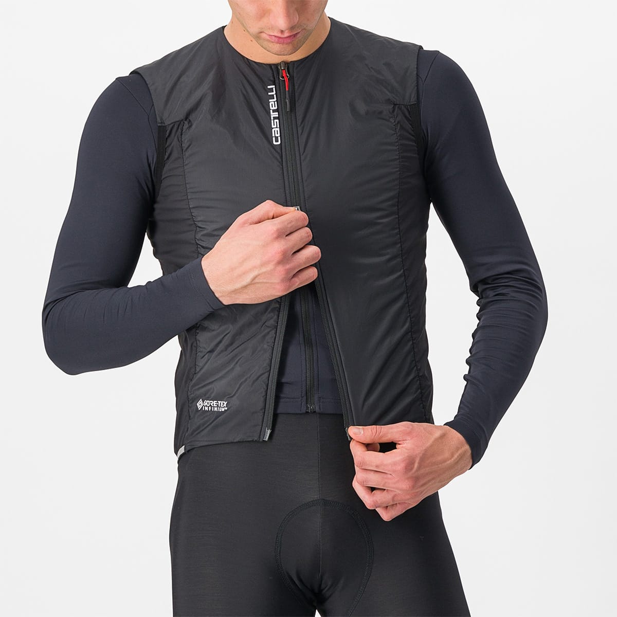 CASTELLI FLY Αμάνικο γιλέκο μαύρο