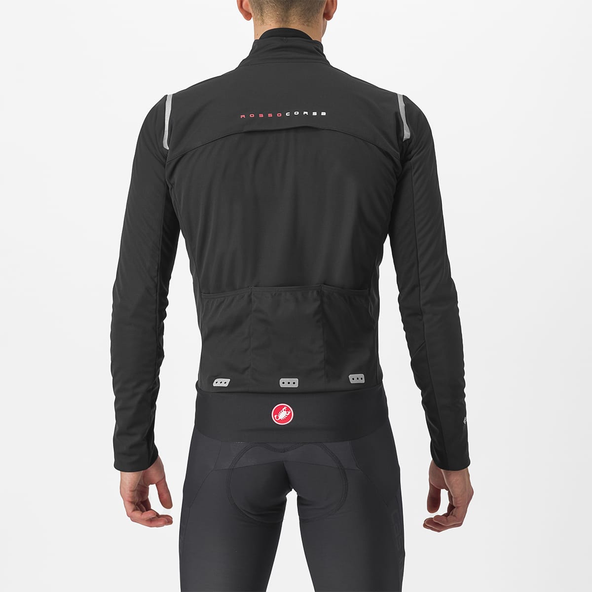 CASTELLI ALPHA DOPPIO ROS Jacket Black/Reflex