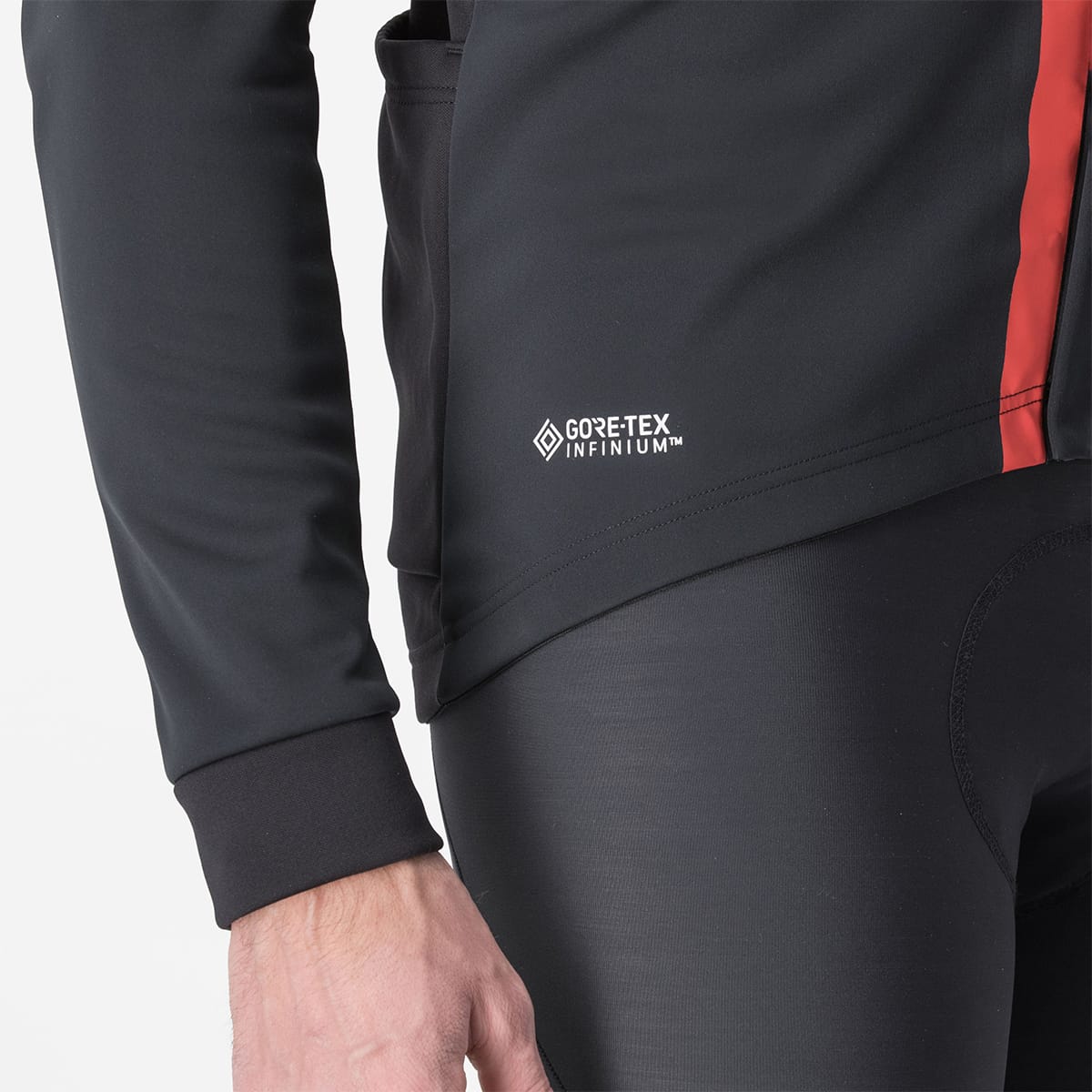 CASTELLI ENTRATA Μπουφάν Μαύρο/κόκκινο