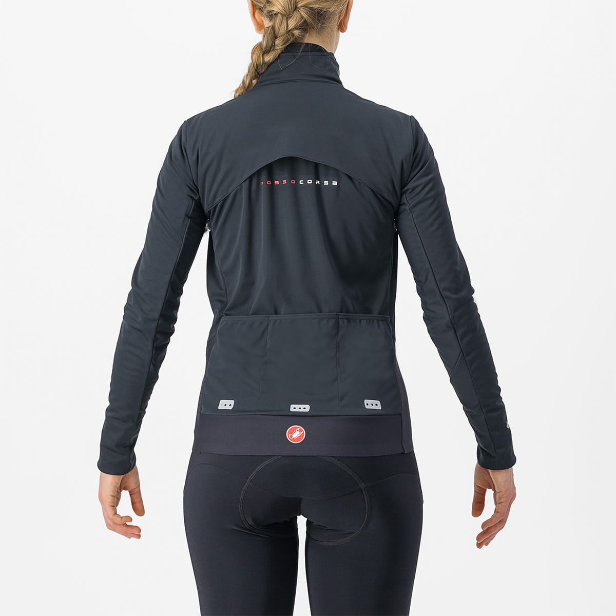 CASTELLI ALPHA DOPPIO ROS Μπουφάν Γυναικείο Μαύρο/Γκρι