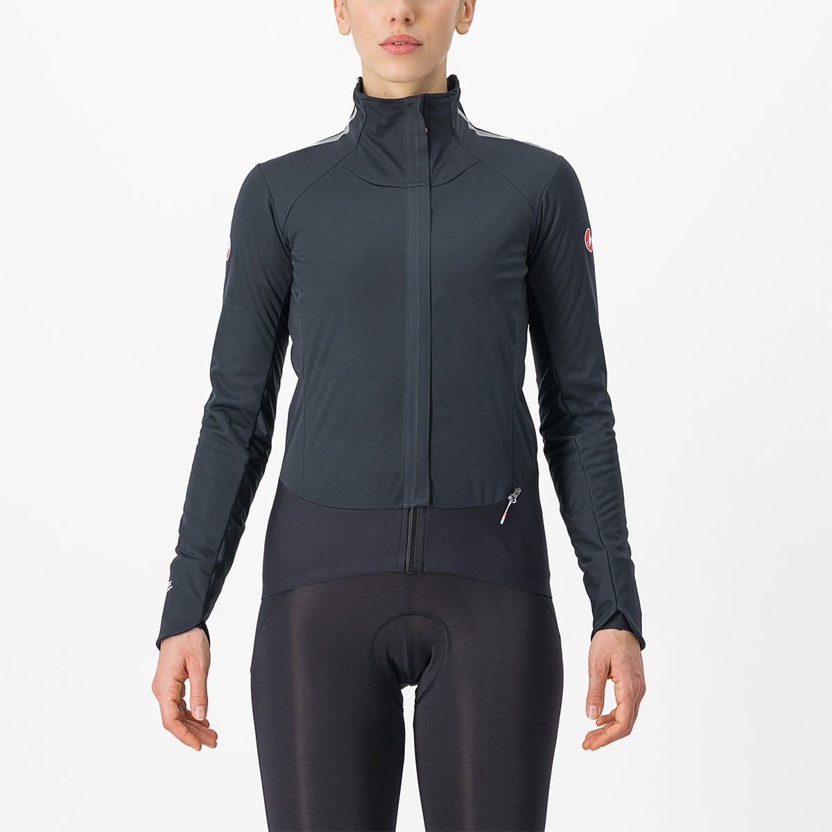 CASTELLI ALPHA DOPPIO ROS Μπουφάν Γυναικείο Μαύρο/Γκρι