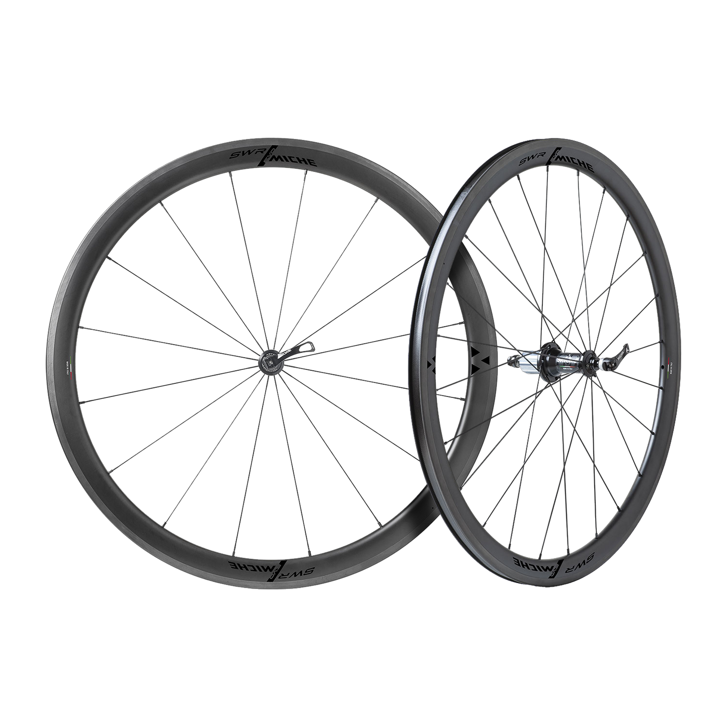 Pair of MICHE SWR RIM 38 Tubeless Ready Wheels