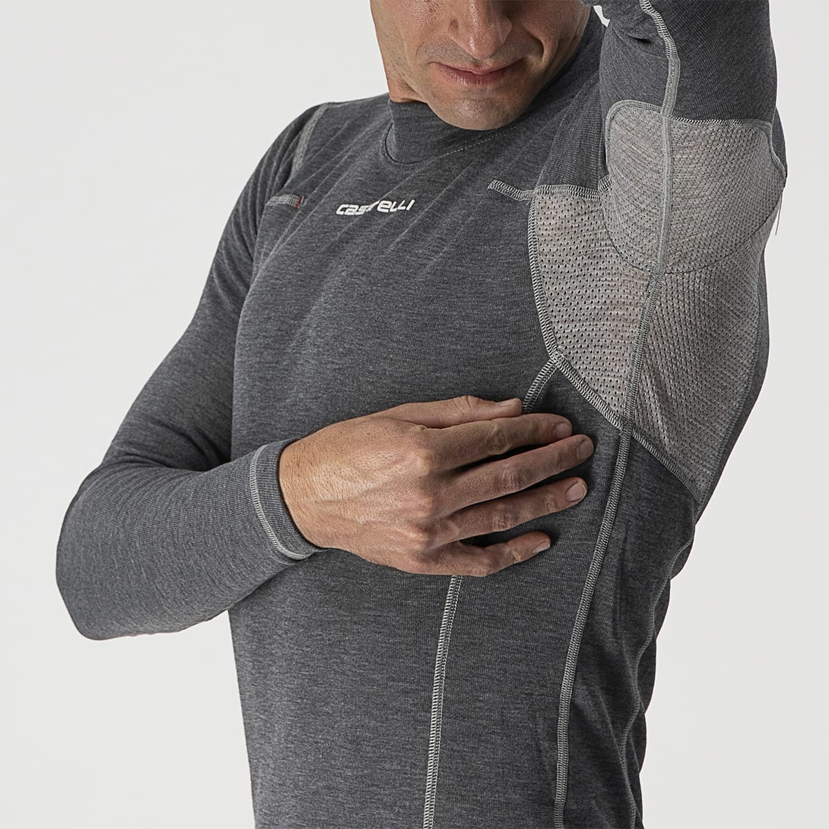 CASTELLI FLANDERS WARM Μακρυμάνικο εσώρουχο Γκρι