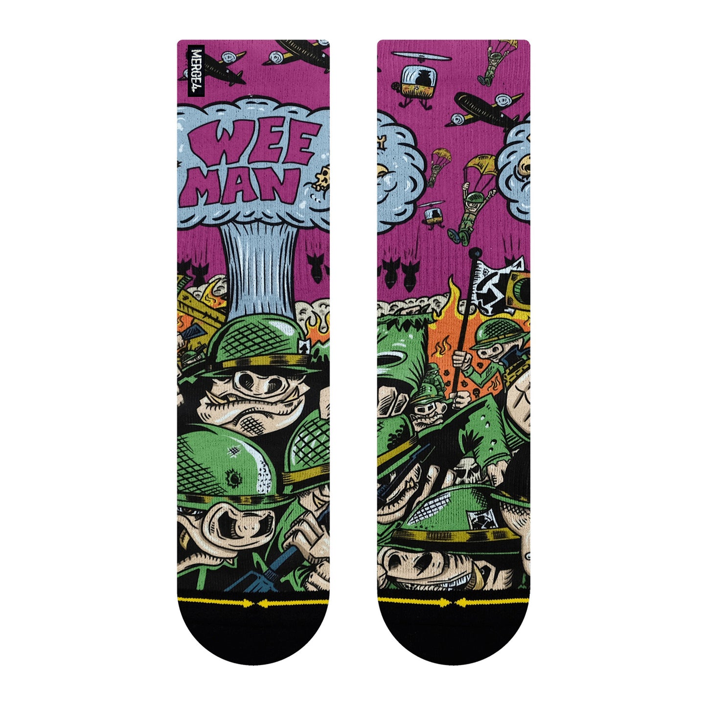 MERGE4 WEEMAN WAR PIGS Socks