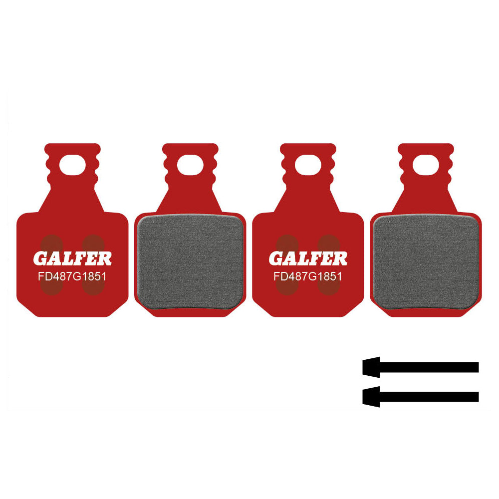 GALFER ADVANCED Τακάκια φρένων Magura MT5 / MT7 ημι-μεταλλικά (4 έμβολα)