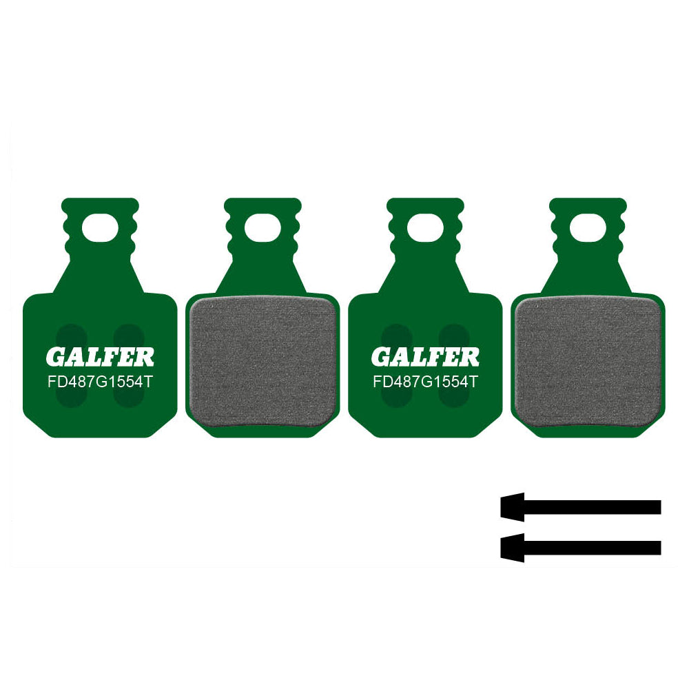 Ημιμεταλλικά τακάκια φρένων GALFER PRO Magura MT5 / MT7 (4 έμβολα)