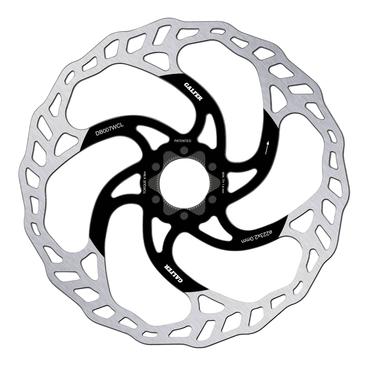 Δίσκος GALFER WAVE 2mm CENTER LOCK