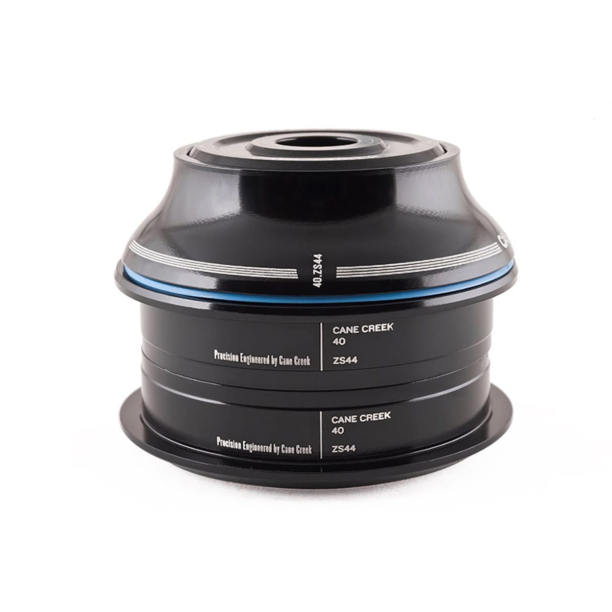 Ημι-ενσωματωμένο σετ κεφαλής CANE CREEK FORTY 1 "1/8 ZS44 Stack 15 mm Μαύρο