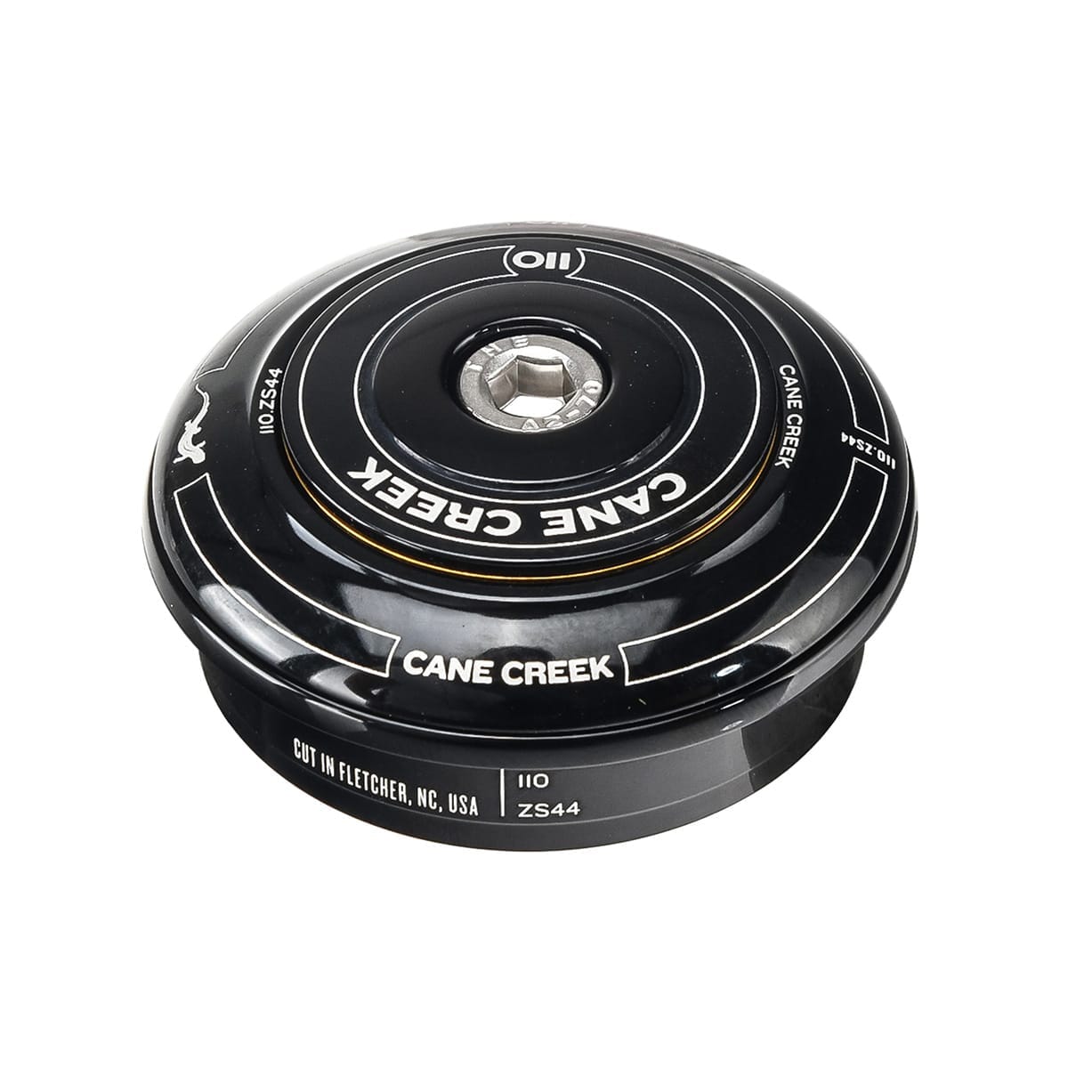 Υψηλό κύπελλο για CANE CREEK 110 1 "1/8 ZS44 ημι-ενσωματωμένο ακουστικό μαύρο