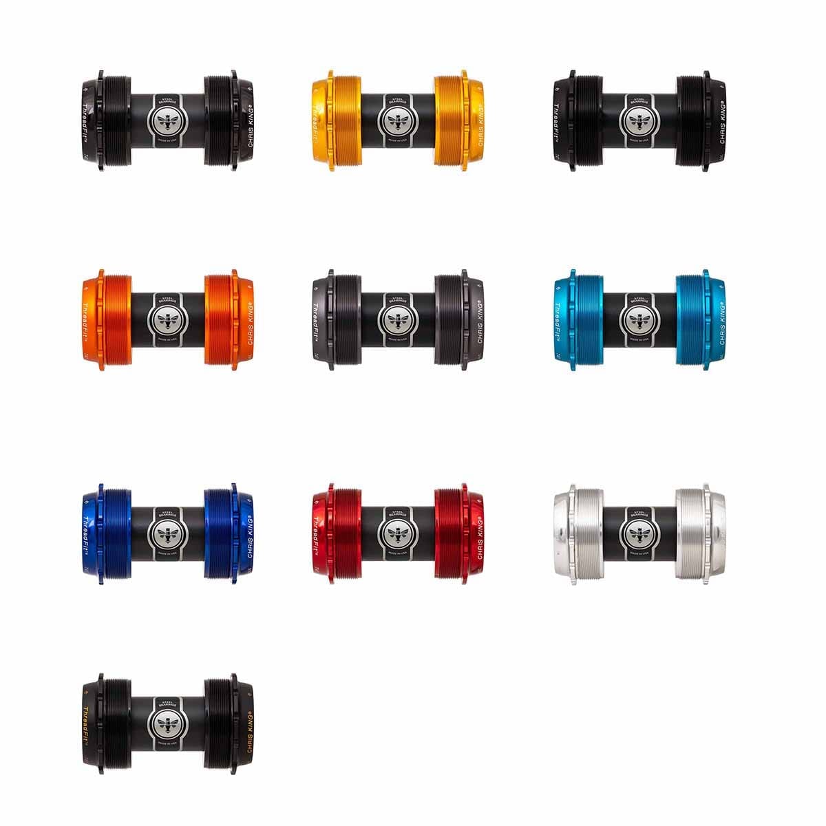 CHRIS KING ThreadFit T47 24x 68/73 mm Γκρι στροφείο