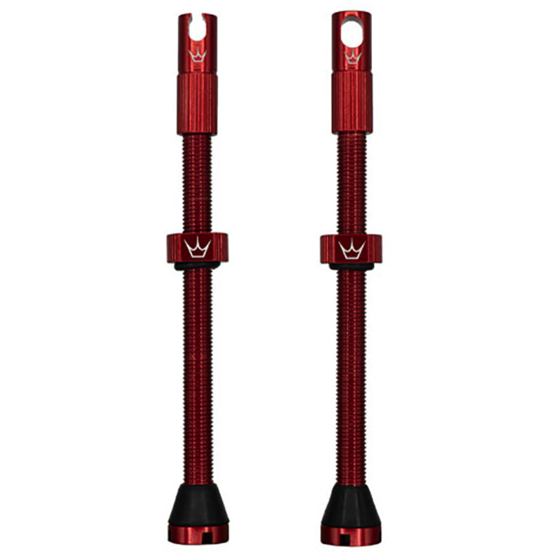 PEATY'S x Chris King MK2 Presta 80 mm βαλβίδες χωρίς σωλήνες (x2) Κόκκινο
