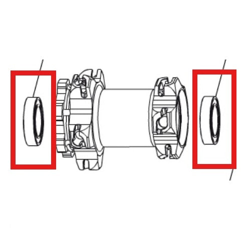ΚΙΤ ΡΟΥΛΕΜΆΝ MAVIC DCL 9/15 ΠΛΉΜΝΗ 20X32X7 (6804) + 25X37X7 (6805)