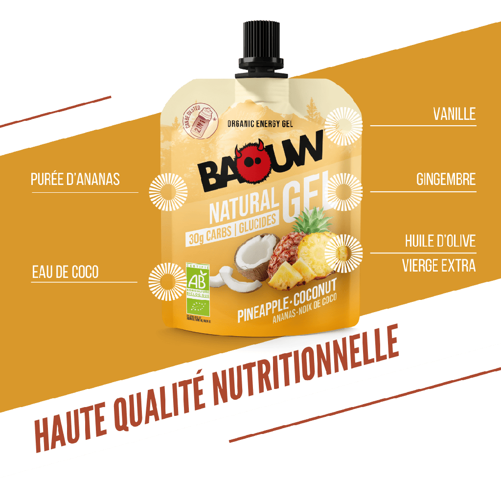 BAOUW ORGANIC Pineapple/Coconut Energizing Gel (85g)
