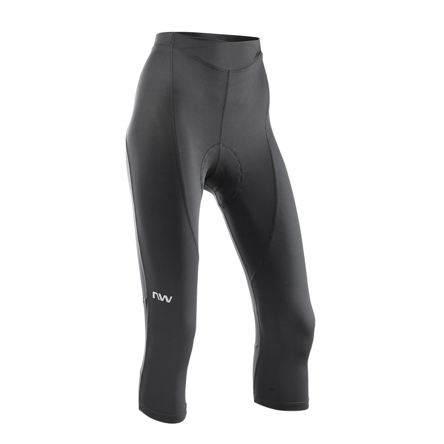 NORTWAVE ACTIVE Women's 3/4 Bibtights Black