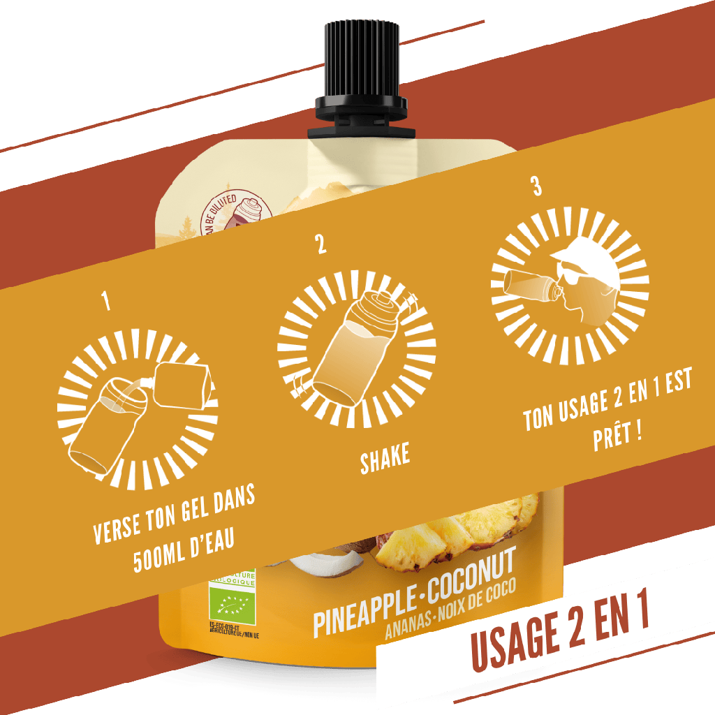 BAOUW ORGANIC Pineapple/Coconut Energizing Gel (85g)