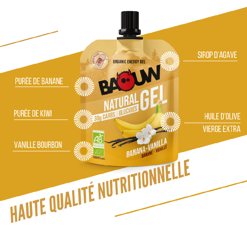 BAOUW ORGANIC Banana-Vanilla Energy Gel (85g)