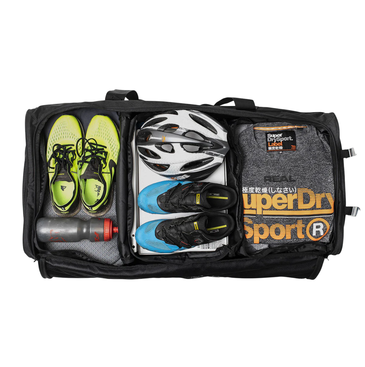 BUDS BIG BAG DUFFEL Ταξιδιωτική τσάντα με ρόδες 170L Μαύρο