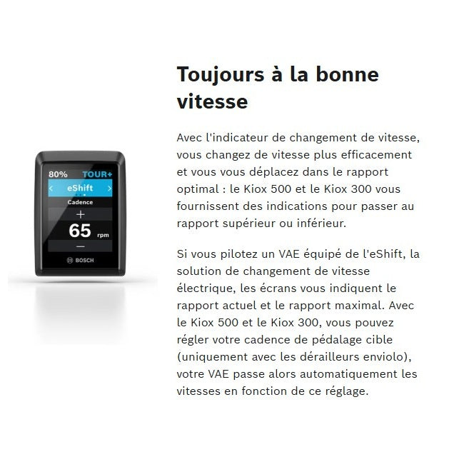 BOSCH KIOX 300 display