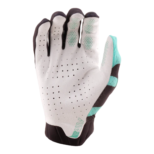 TROY LEE DESIGNS AIR CYCLOPS Carbon/Real Teal Gloves