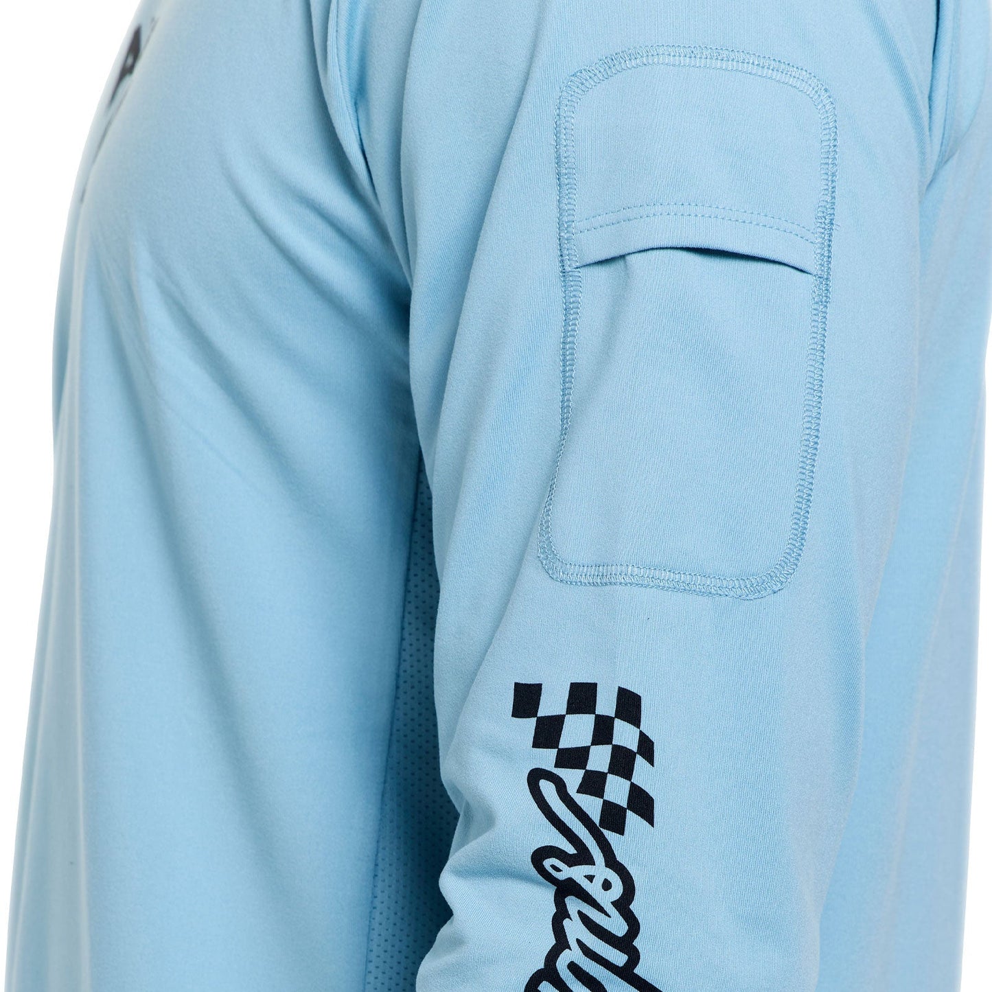 TROY LEE DESIGNS RUCKUS RIDE WAVES Jersey Μακρυμάνικο Μπλε